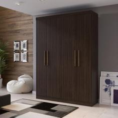 Imagem de Guarda Roupa 4 Portas 2 Gavetas Supreme Capuccino