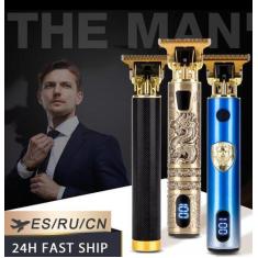 Imagem de Máquina De Cortar Cabelo Profissional Dragão Buda Desenho Acabamento E