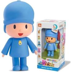 Imagem de BONECO DE VINIL POCOYO AZUL - Brinquedo Infantil Da Cardoso Toys - 13 cm de Altura.