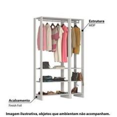 Imagem de Estante Closet Yes 120cm Com 2 Cabideiros - 