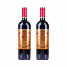 Imagem de Kit 2X Vinho Italiano Tinto Primitivo Di Manduria Codici 2018