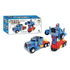 Imagem de Brinquedo Infantil Caminhão Transformers Robô Com Som E Luz
