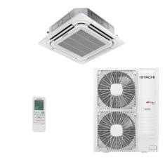 Imagem de Ar-Condicionado Split Cassete Inverter 4 Vias Hitachi AirCore 600 46.000 BTUs Quente/Frio 220V Monofásico