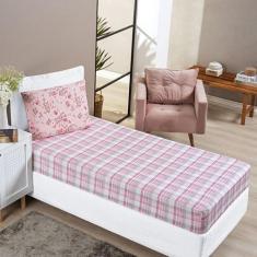 Imagem de Jogo De Cama Infantil Malha 100% Algodão Estampado 02 Peças - Safira E