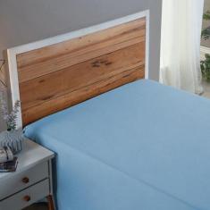 Imagem de Lençol Hotel 200 Fios Casal Padrão Avulso 100% Algodão Toque Macio Vir