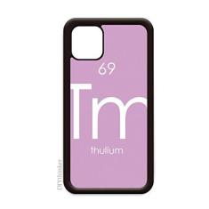 Imagem de Tabela de Período de Elementos Químicos Thulium Tm para iPhone 12 Pro Max Capa para Apple Mini Mobile Case Shell