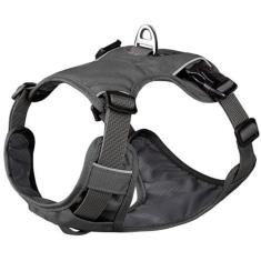 Imagem de Paipeper Peitoral para cães sem puxão, ajustável, leve, pequeno, médio, com tira refletiva, peitoral para animais de estimação com alça de controle fácil, impede que os animais de estimação puxem e