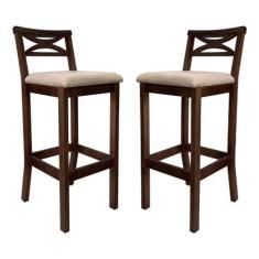 Imagem de Conjunto 2 Banquetas Altas X Copacabana Capuccino