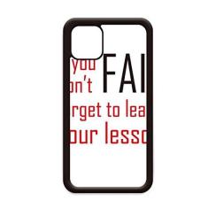 Imagem de Capa com citação If You Fail Don't Forget to Learn Your Lesson para iPhone 12 Pro Max para Apple Mini Mobile Case Shell