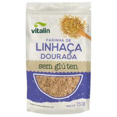 Imagem de Kit 3X: Farinha de Linhaça Dourada Sem Glúten Vitalin 150g