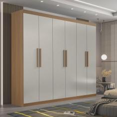 Imagem de Guarda Roupa Casal mdf 6 Portas 4 Gavetas Ipanema