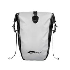Imagem de Daconovo Saco de pannier de bicicleta à prova d'água 25L Rack traseiro de bicicleta Bolsa de sela para andar de bicicleta