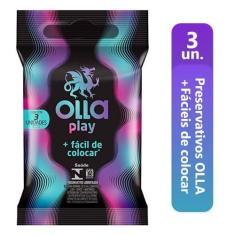 Imagem de Preservativo OLLA Lubrificado Play C/3 Un