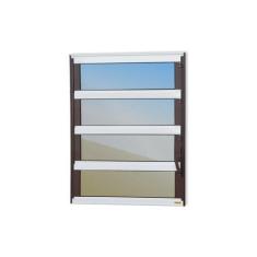 Imagem de Janela de Alumínio Basculante 80x100cm Vidro Espelhado Elite Brimak