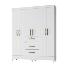 Imagem de Guarda Roupa 6 Portas Itatiba Branco 868440 Moval