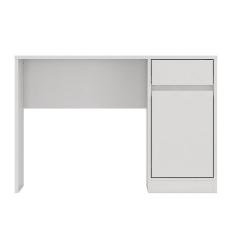 Imagem de Escrivaninha Bancada Mesa Politorno c/ Gaveta Branco Home Office Escritório - Mercado dos Móveis
