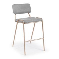 Imagem de Banqueta Ipê Aço Carbono Dourado - Drop Mobiliário