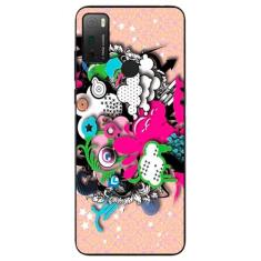 Imagem de Capa Adesivo Skin104 Verso Para TCL 20Y