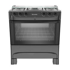 Imagem de Fogão 5 Bocas a Gás Mueller MFI5BB Mesa Inox e Acendimento Automático 