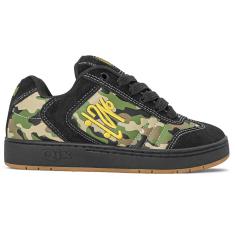 Imagem de Tênis Qix Unissex Camurça Chorão Lado B Preto Camuflado