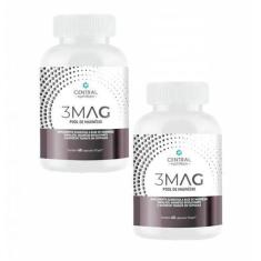 Imagem de 2x 3 Mag Magnesio Quelato Taurato Dimalato Central Nutrition, Sem sabo