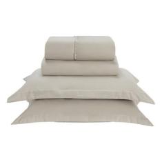 Imagem de Jogo Lençol 300 fios Casal Queen 4 Peças Hotel Elastico Toda Volta Fro