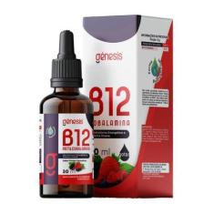 Imagem de Vitamina Sublingual B12 Metilcobalamina 30ml gotas Genesis - Medinfarm