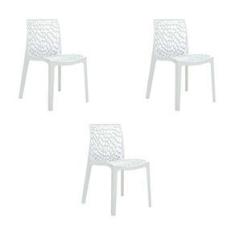 Imagem de Kit 3 Cadeiras Decorativas Sala Cozinha Cruzzer (pp) 