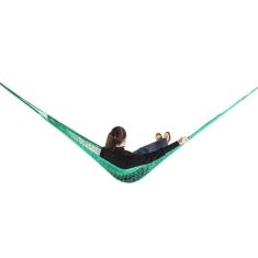 Imagem de Rede de Dormir e descanso Camping Nylon Impermeável Verde Bandeira