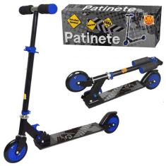 Imagem de Patinete Radical Infantil 2 Rodas em Aluminio Dobrável suporta até 50 kilos Dm Toys Idade 6 anos +