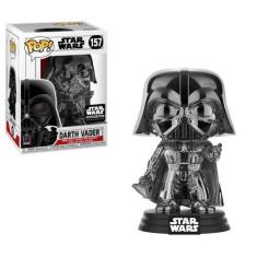 Imagem de Funko Pop Star Wars 157 Darth Vader Black Chrome Exclusive
