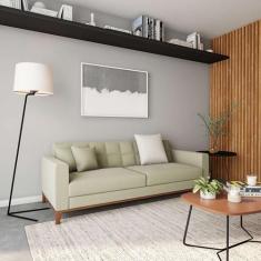 Imagem de Sofá 3 Lugares Odense Capitonê Bege - Mobly