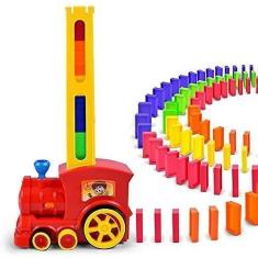 Imagem de Trem Dominó Elétrico, Brinquedo Educativo para a Primeira Infância - S