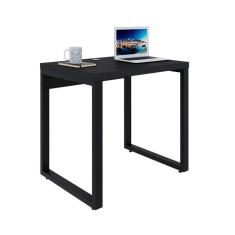 Imagem de Mesa de Escritório Retangular Miguel Preta 80 cm