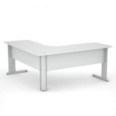 Imagem de Mesa Estação de Trabalho em L ETP1515 Maxxi Pandin Móveis Cinza