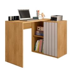 Imagem de Escrivaninha Clyn 140cm Lamina Mel/cacao - Sallar Home