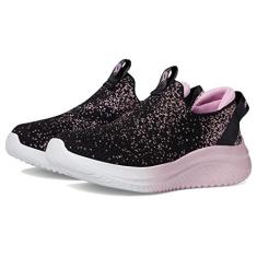 Imagem de Skechers Tênis infantil unissex Ultra Flex 3.0-All Things P, Preto/ouro rosa, 16