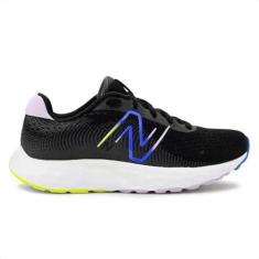 Imagem de TENIS NEW BALANCE 520V8 FEMININO BLACK/PASTEL LILAC, Calçados Femininos, PRETO/LILAS, 39