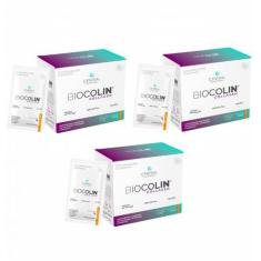 Imagem de 3x Biocolin Collagen- Central Nutrition- Tangerina 30 Sachês, Tangerin
