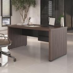 Imagem de Mesa para Escritório Diretor em Tamburato com 2 Gavetas 1,6m Elegance