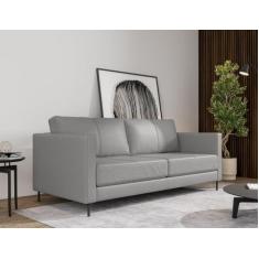 Imagem de Sofá Decorativo de Couro 2 Lugares Zeus Yescasa