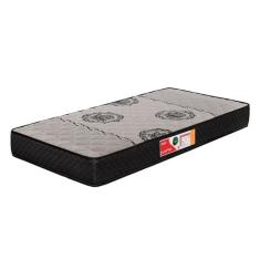 Imagem de Colchão Solteiro Jade Espuma D45 (20x88x188) Cinza e Preto