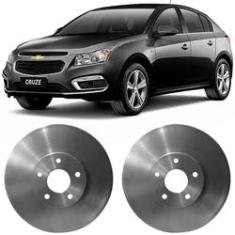 Imagem de Par Disco Freio Chevrolet Cruze 2012 A 2017 Dianteiro