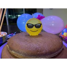 Imagem de Vela De Aniversário Emoji 7,2x9cm