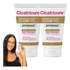 Imagem de Kit Cicatricure Protetor Solar Fps50 Ácido Hialurônico
