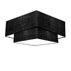 Imagem de Plafon Duplo Quadrado Md-3018 25/70x50cm Preto Bivolt