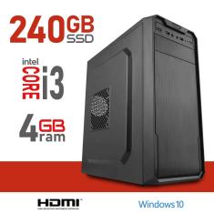 Imagem de Computador Intel Core I3 4gb Ssd 240gb Cpu Hdmi Windows 10