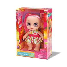 Imagem de Boneca Baby Rainbow Frutinhas Morango +3 Anos Bambola Brinquedos - Bam