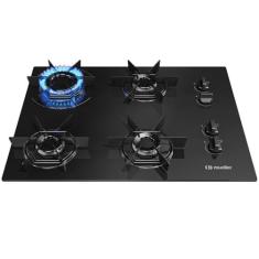 Imagem de Cooktop Mueller 4 Bocas Queimador Ultra Chama MCG4BB Bivolt