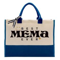 Imagem de Bolsa de lona para Mema, Best Gaga Ever, sacola de lona de algodão, presente de dia das mães para Mema, presente de aniversário de mema, bolsa feminina de fim de semana, sacolas de supermercado